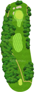 No.9のコースレイアウト