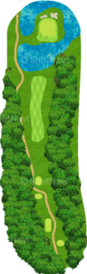 No.15のコースレイアウト