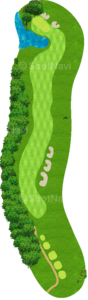 No.18のコースレイアウト